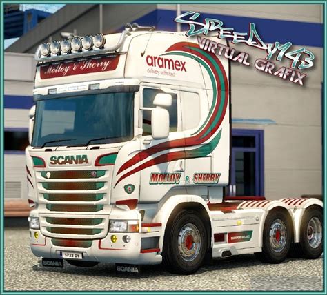 scania rjl simulator skin pack.